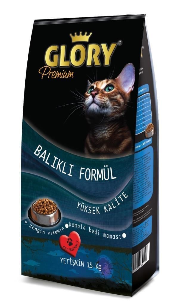 Glory%20Premium%20Balıklı%20Yetişkin%20Kedi%20Maması%2015%20kg