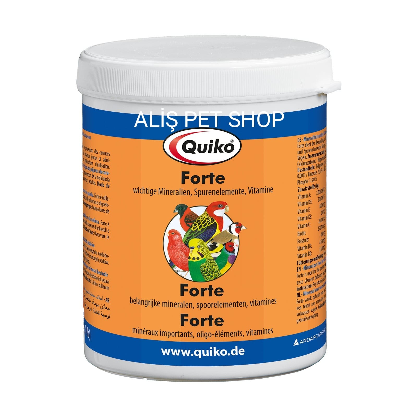 Quiko Forte E Vitamini+27 Farklı Vitamin Kombinasyonu 500gr