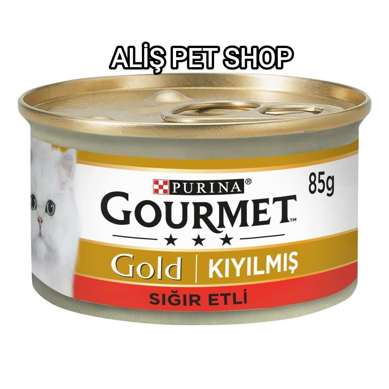 Purina Gourmet Gold Kıyılmış Sığır Etli Konserve Kedi Maması 85 g x 24 Adet