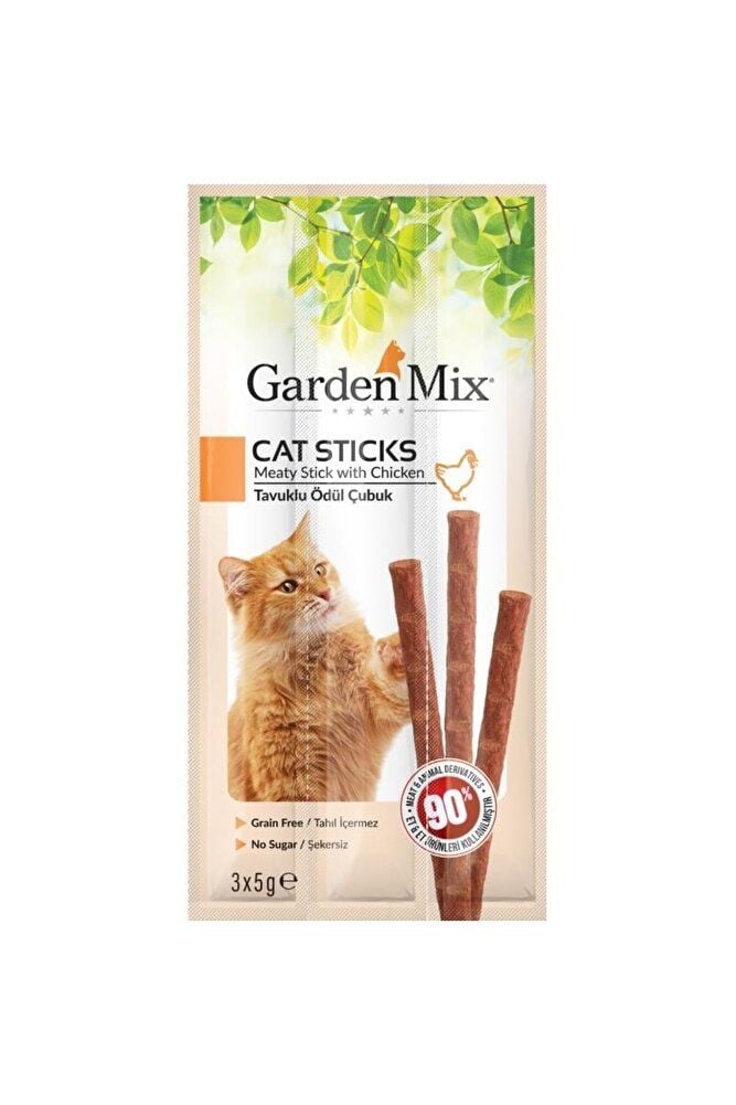 Tavuklu Kedi Stick Ödül 3*5 Gr