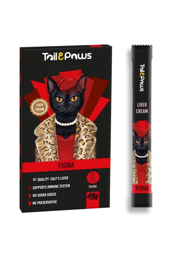 TAİL PAWS Fıona Ciğerli Cream 15 G X 5