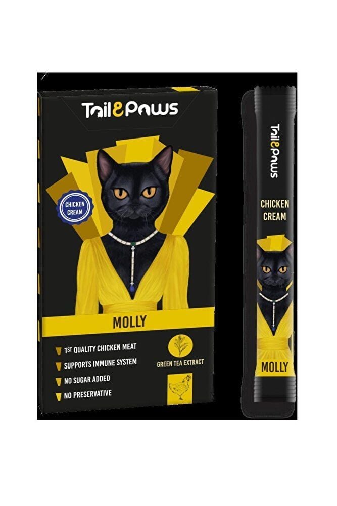 TAİL PAWS Molly Tavuklu Krem 15 G X 5 Adet