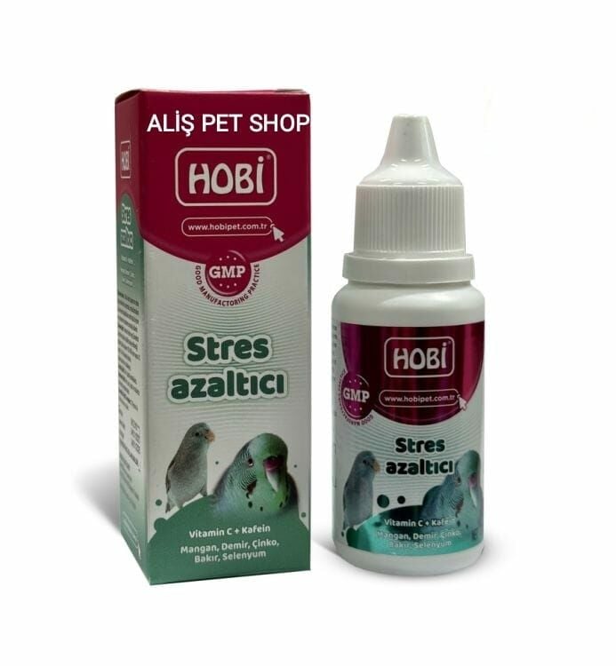 Hobi Kuşlar İçin Stres Azaltıcı Vitamin Takviyesi 30ml 1 Adet