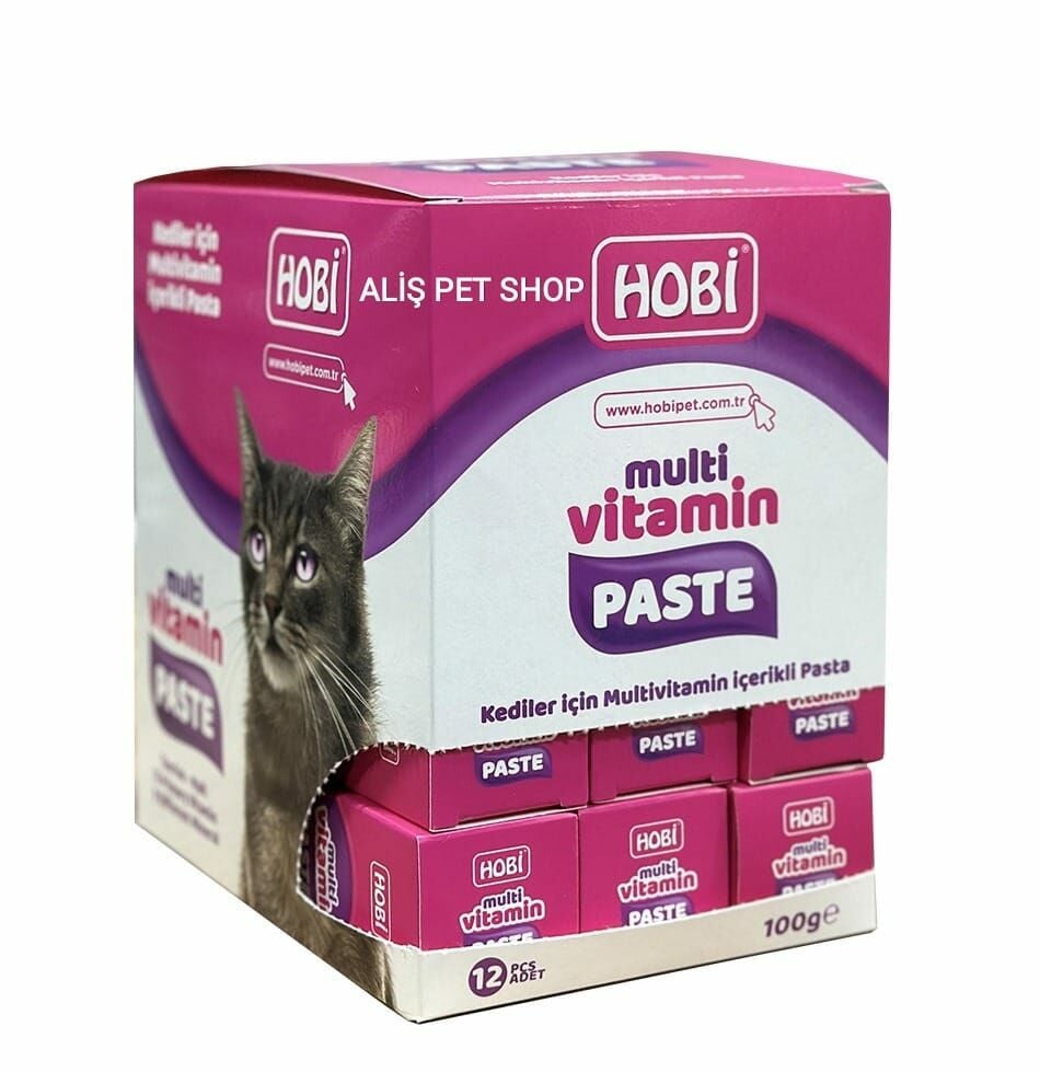 Hobi%20Multivitamin%20Paste%20Kediler%20İçin%20Multivitamin%20İçerikli%20Pasta%20100gr%20x%2012%20Adet