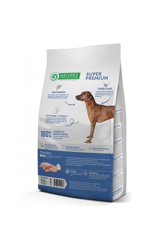 Nature’s Protection Maxi Junior Kümes Hayvanlı Büyük Irk Yavru Köpek Maması 12 Kg