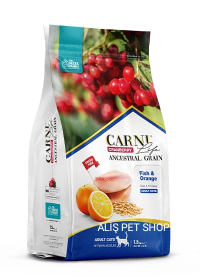 CARNİ LİFE BALIK & PORTAKAL ADULT KEDİ MAMASI 10 KG