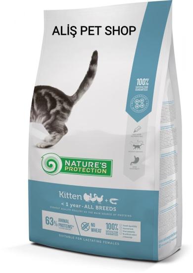 Nature’s Protection Düşük Tahıllı Kümes Hayvanlı Yavru Kedi Maması 18 kg