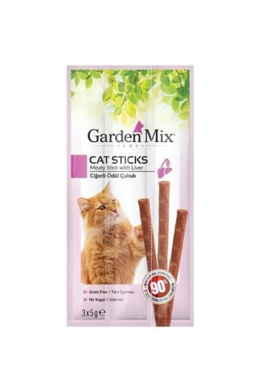 Garden Mix Ciğerli Kedi Ödül Çubuğu 3x5gr