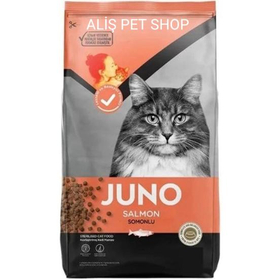 Juno Balıklı ve Pirinçli Kısırlaştırılmış Kedi Maması 2 Kg