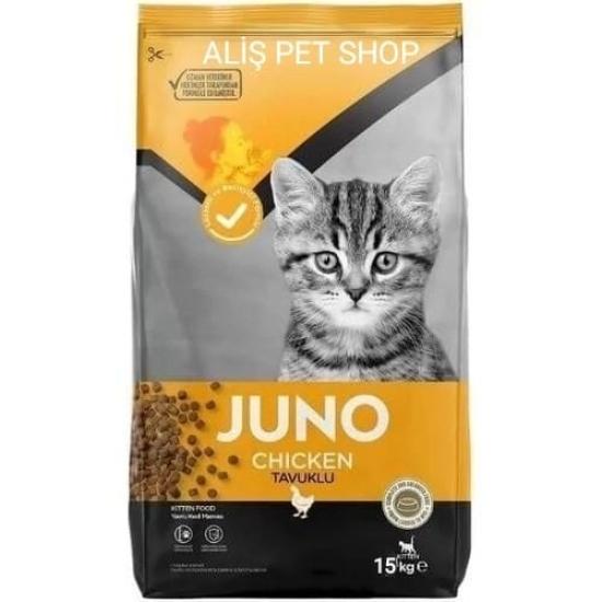 JUNO YAVRU KEDİ TAVUKLU 15 KG