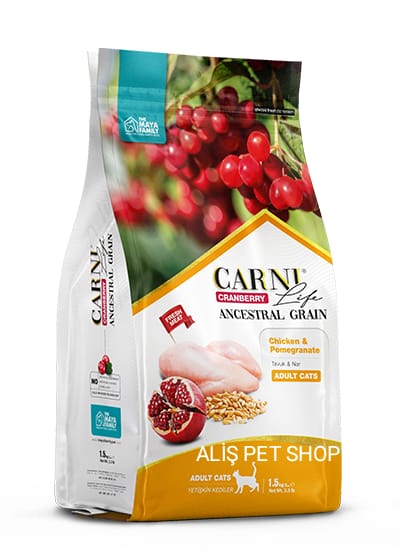 CARNİ LİFE TAVUK & NAR ADULT KEDİ MAMASI 10 KG