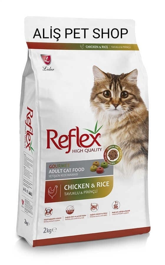 Reflex Multi Color Tavuklu ve Pirinçli Yetişkin Kedi Maması 2kg