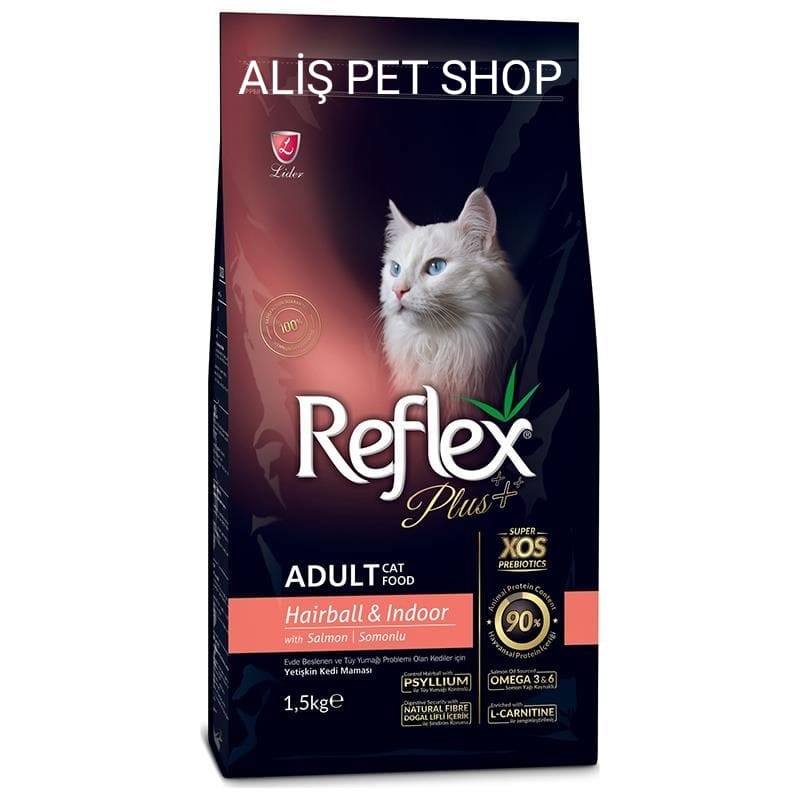 Reflex Plus Hairball Somonlu Yetişkin Kedi Maması 1.5kg